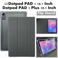 Flip Case for Dotpad Pad 1 Pad1 10.1 inch Tablet Ultra-thin PU Leather+TPU Stand for Dotpad Pad 1 Pl