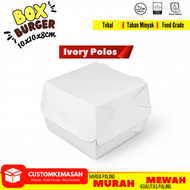 Box Burger Dus Burger Kemasan Burger Tempat Burger Paper Tray Burger Wadah burger