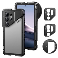 NEEWER PA082 Phone Cage S25 Ultra เคสมือถือ เคสซัมซุง T-Mount รองรับเลนส์มือถือ ฟิลเตอร์ ไมค์ ไฟดารา
