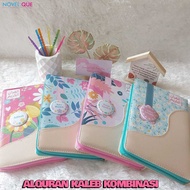 Al Quran A5 Latin Block Kaleb Model Zipper Wallet Combination Beautiful Design Can Be Customized Wit