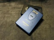 【華仔】索尼WM-EX1藍色，成色一般，正常使用痕跡，磁帶倉新凈，側