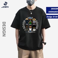 JDEN Co-Branded Heavy Limited Edition 260g Black Series oversize T-Shirt 2025 Design T51-64 Number L