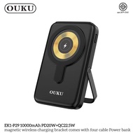 OUKU P29 Powerbank 10000mAh พาวเวอร์แบงค์ มีสายในตัว fast charge PD20W+AC22.5W wireless หน้าจอ LED จ