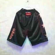 三件7折🎊 Adidas 拳擊褲 運動短褲 短褲 黑 大logo 星星 極稀有 馬來西亞製 復古 古著 Vintage