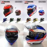 Grayfosh G3838 helmet full face double visor certified sirim L size