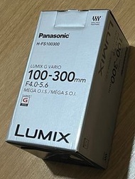 Lens Empty box Lumix 100-300