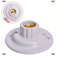 YANG E27 LED Light Bulb Holder Round Socket E27 Base Hanging Lamp Socket Screw Base