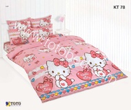 TOTO ผ้านวมขนาด 3.5และ6ฟุต(ไม่รวมผ้าปู) ลายเฮลโล คิตตี้ (Hello Kitty)
