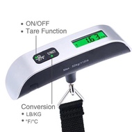 Digital Luggage Scale 50kg Capacity Digital Scale Portable Travel Luggage Scale Electronic Luggage W