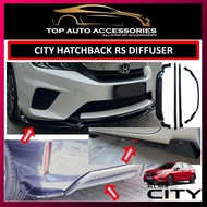 CITY HATCHBACK RS DIFFUSER, THAI LIPS DIFFUSER, RS BODYKIT (GLOSSY BLACK) PP MATERIAL