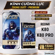 Redmi K80, K80 Pro premium full screen tempered glass xm phone screen protector