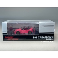 Suzuki Cappuccino +Figure Scale 1:64 BM Creation Brand