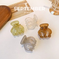 [SEPTEMBER] Women's Hair Clip 5cm Light Color Simple Dynamic Style