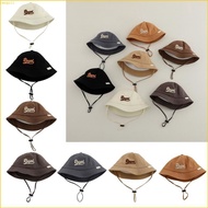 YAN Embroidered Kids Hat Fashionable Hat Soft Breathable Hat Kids Fisherman Hat Sun Protections Hat 