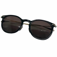 狀況極佳 □ OLIVER PEOPLES Brayton Boston 太陽眼鏡，黑色復古金色，灰色鏡片，50□22-145，無度數，日本製造，男士款，帶防塵袋。