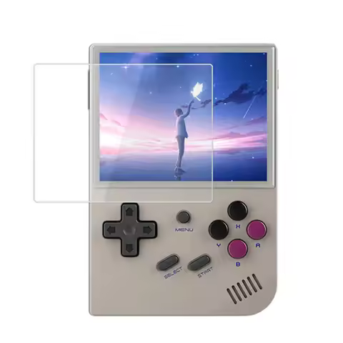 HD Tempered Glass for Anbernic RG35XX Ultra Clear Screen Protector for RG 35XX Full Coverage Protect