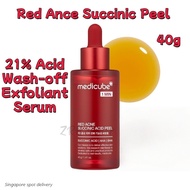 MedicubeMedicube Red Ance Succinic Peel 21% Acid Wash-off Exfoliant  (AHA+BHA+Succinic Acid), Wash-o