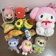 清屋不散賣 日版有牌 Sanrio Spy family Anya 安妮亞 My Melody 優獸大都會 樹懶 eggy party 蛋仔派對 蛋小粉 他媽哥池 Tamagotchi Horhotc