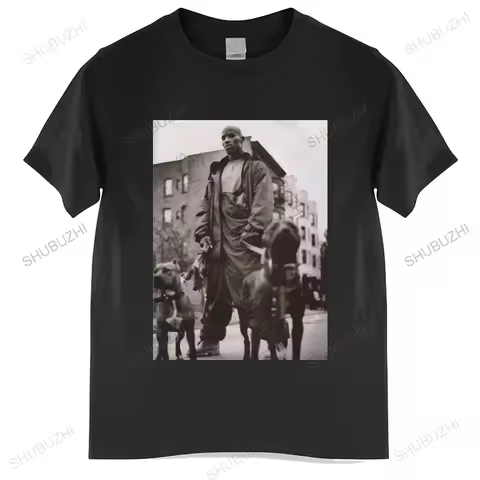 Classic Retro DMX T-shirt Harajuku American Rapper Funny Dark Man X Graphics Short Sleeve Men Hip Ho