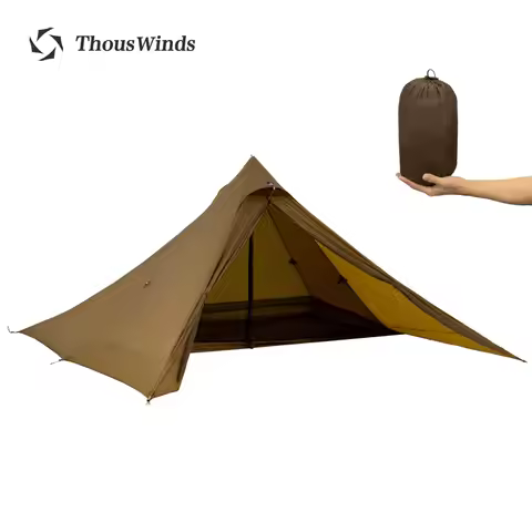 Thous Winds Capricorns 2 Person Tent, Ultralight Hiking Backpack Tent, Camping Pyramid Tent, Outdoor