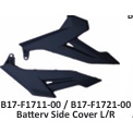 YAMAHA Y15ZR COVER BATTERY MATTELIC BLACK (1SET) 100% B17-F1711 B17-F1721