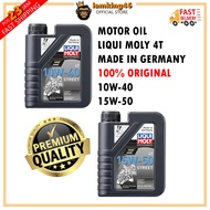 "BERANI JAMIN ORI" LIQUI MOLY 4T MINYAK HITAM 15W50 15W-50 15W 50 10W40 10W-40 10W 40 SEMI SYNTHETIC