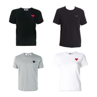 พร้อมส่ง  Play Comme des garcons ของแท้ช็อปญี่ปุ่น100% เสื้อกอม tee t-shirt สีพื้นหัวใจเล็กอกซ้าย ขอ