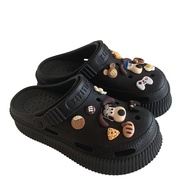 SIMWOOD Sandal Wanita Dewasa Sepatu Wedges Sandal Cewek Sandal Korea Sandal Fuji Wanita Tinggi