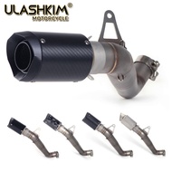 Slip On For HONDA CBR1000RR CBR1000 RR CBR 1000 RR 2008-2016 Motorcycle Carbon Fiber Exhaust Middle 