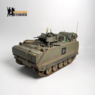 Singapore Army M113 Ultra 40/50 Armoured Vehicle Hand-Painted Resin Model Miniature - National Service Military Souvenir