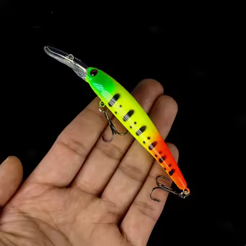 Deep Walleye Minnow Trolling Fishing Lure Wobbler Bandit 12.5cm 11g Floating Crankbait Bass Pike Bai