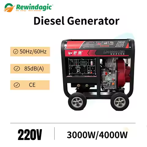 CE Certified Single-Phase 3kva 4Kva Silent Diesel Generator 3000kva 4000Kva Generator Power Diesel G