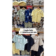 KEMEJA Uniqlo kids linen blend shirt