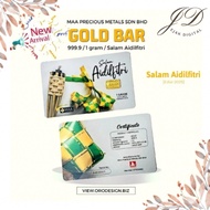 Gold Bar (1g) MAA Precious Metals Eidul Fitr 2025 Limited Edition- Au 999.9 FEDMAS Certified