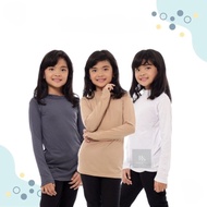 manset anak lengan panjang spandek unisex 5-14 tahun - m 5-9 tahun masker 1pcs