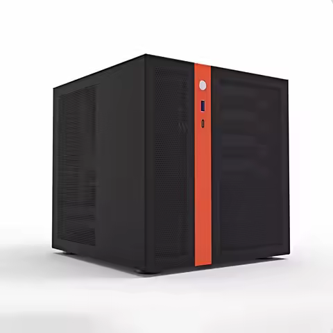 4-Bay NAS Case Mini ITX /MATX Home Server Chassis Hot Swap Backplane SFX/SFX-L PSU 12.8L Compact