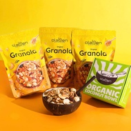 {OLABEN} COMBO 3 Granola + Chén muỗng dừa Combo Granola Premium