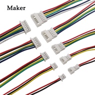 5Pair Mini Micro JST 1.25mm Pitch Male / Female Connector 2/3/4/5/6 Pin Plug with Terminal Wires Cab