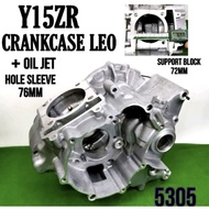 Crankcase Casing Engine 63mm EX5 76MM+OIL JET Y15ZR PNP Tiang STD Ex5 Dream/w100/Class LH/RH LEO block 58mm 59mm 60mm