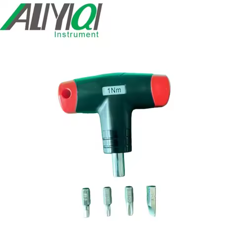 ALIYIQI Company Direct 1- 6 N.M 1/4 5% Accuracy 6.35mm 4 Batch Heads T-type Fixed Torque Scewdriver