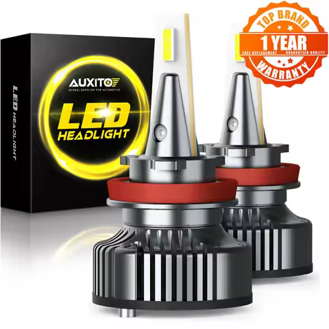 AUXITO 2Pcs 9012 H4 H11 LED Ice Lamps 16000LM 80W for Car LED Headlights H8 H9 HB3 9005 HB4 9006 LED