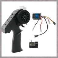 [M G L O] 2.4G 2 Channel Remote Controller Kit Transmitter Receiver 50A ESC for  MN88K RC Car Upgrad