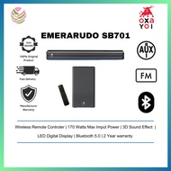 OXAYOI EMERARUDO SB701 BTURM 170W SPEAKER (Subwoofer + Sound Bar)
