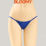 Ready Stock Women's Transparent Shiny Silk Bikini Briefs