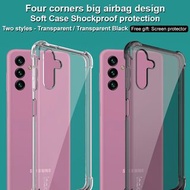 三星 Samsung Galaxy A13 5G  - IMAK 全包防摔軟套-氣囊版 (四角加厚 TPU) 透明 手機軟套 保護殼 +送 透明保護膜 Mon貼 Shock-Resistant Cas