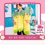 (HCM-Hỏa tốc 2h) GẤU BÔNG SÂU ĐẬU VẢI NHUNG CAO CẤP EDAS HOUSE