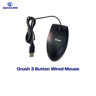 Qrush 3 Button Wired Mouse