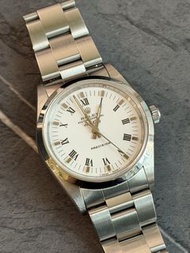 Rolex Air-King Steel White Roman Dial 14000