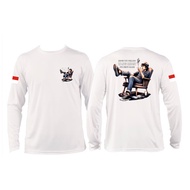 KAOS HIDUP ITU TENANG YANG RIBET ITU MULUT ORANG LENGAN PANJANG CWE CWO PAKAIAN PRIA TSHIRT DAN KAOS