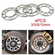 4Pcs Aluminum Wheel Spacers Shims Plate Auto Wheel Spacers Stud for 4X100 4X114.3 5X100 5X108 5X114.